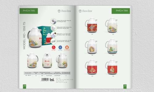 Cataloge - Bình thủy, phích nước Rạng Đông